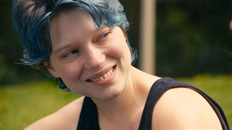 the blue film|Blue Is The Warmest Color .